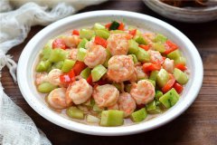 黄瓜炒虾仁